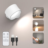 60 x Brand New Indoor wall light, LED battery wall light without power connection, touch remote control, dimmable and timer, wall light for living room, bedroom, galley white  - RRP €1319.4