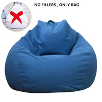 1 x RAW Customer Returns Ghopy Bean Bag for Adults and Children, Giant Bean Bag without Fabric Filling, Living Room Bean Bag for Large Sofa, Deck Chair Large Armchair for Indoor and Outdoor Use - RRP €25.99