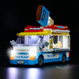 1 x RAW Customer Returns Led Light Set for Lego Ice Cream Truck, Decoration Lighting Set for Lego 60253 City Great Vehicles Ice Cream Truck Creative Toy Lighting Set Only, Building Brick Not Included  - RRP €16.13