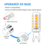 1 x RAW Customer Returns Eco.Luma G9 LED lamps warm white 3000K, 5W replacement for halogen lamp G9 40W 33W, AC 230V G9 mini light bulb, no flickering 420LM, not dimmable, pack of 5 - RRP €9.99