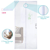 1 x RAW Customer Returns Apalus VP fly screen door, magnetic insect protection balcony door 90 x 220 cm, 2 x more durable than the Apalus classic, cat claw safe, stronger magnets, 3.8 cm wide Velcro strap, cannot be shortened - RRP €26.46