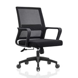 1 x Brand New Zeape office chair ergonomic desk chair with armrests, lumbar support, height adjustable, computer chair height adjustable back-friendly, swivel chair black 150kg load capacity - RRP €46.38