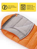 1 x RAW Customer Returns Bessport Sleeping Bag -10 4 Seasons Winter Mummy Sleeping Bag Water Repellent Sleeping Bag for Travel Camping Outdoor Camping or Indoor - RRP €42.49