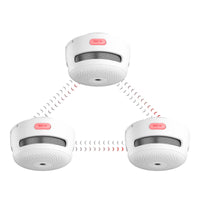 1 x RAW Customer Returns X-Sense wireless networked smoke detector XS01-WR Link Wireless networked smoke detector with 250 meter range, set of 3 - RRP €79.99