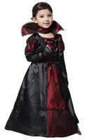 1 x RAW Customer Returns ZUCOS Gothic Girls Vampire Halloween Costumes Carnival Vampiress Dress Cosplay 3-4 Years  - RRP €33.45