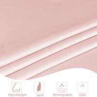 1 x RAW Customer Returns Texbee Silk Pillowcase 40x60cm for Hair and Skin Hidden Zipper, 1PC Silk Pillowcase for Women Men Comfortable Breathable-Pink - RRP €20.99