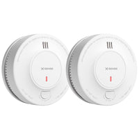 1 x RAW Customer Returns X-Sense Improved smoke detector 10 year battery, fire detector with photoelectric sensor, T V and EN14604 tested fire detector, SD2J0AX, set of 2 - RRP €29.84