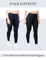 1 x RAW Customer Returns MAGIC SELECT 2X Basic Long Legging in Cotton. Capri trousers. Women s Elastic Leggings - RRP €18.98