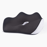 1 x Brand New EUBSWA Ergonomic Seat Cushion, Prevention of Hemorrhoids U-shaped Hole, Seat Ring Coccyx Relief for Lciatica, Pregnancy, Comfortable Cushion for Office Chair at Home, Black - RRP €20.4