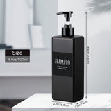 1 x RAW Customer Returns Segbeauty soap dispenser large 500 ml, set of 2 pump dispensers made of plastic for filling, dispenser with label sticker on the shampoo conditioner bottle, for bathroom, transparent black - RRP €13.99