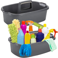 1 x RAW Customer Returns TOPZEA Cleaning Supplies Caddy Plastic Cleaning Supplies Organizer with Handle Cleaning Bucket Household Caddy Under Sink Tool Storage Basket for Cleaning Shower Bag Caddy - RRP €23.15