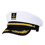 2 x Brand New SOIMISS Captain Yacht Hat Boat Ship Sailor Cap Navy Costume Favor Hat Admiral Sailor Cap Accessory for Men Women,M,As Shown - RRP €35.5