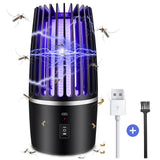 1 x RAW Customer Returns Insect Killer Mosquito Trap 4000mAh Electric USB Rechargeable Mosquito Killer Electric Lamp Fly Trap Insect Repellent Indoor Outdoor Pest Control Attractant for Backyard - RRP €30.24