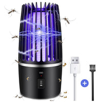 1 x RAW Customer Returns Insect Killer Mosquito Trap 4000mAh Electric USB Rechargeable Mosquito Killer Electric Lamp Fly Trap Insect Repellent Indoor Outdoor Pest Control Attractant for Backyard - RRP €31.99