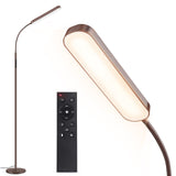 1 x RAW Customer Returns OUTON floor lamp LED dimmable 15W 1500LM, reading lamp with 4 color temperatures, remote control and touch control, 1H timer, reading task lighting for living room bedroom office, bronze - RRP €54.99