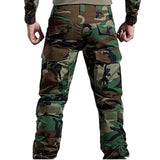 1 x RAW Customer Returns HANSTRONG GEAR H World EU Military Army Tactical Airsoft Paintball Shooting Pants Combat Men Trousers with Knee Pads Forest, S  - RRP €40.98