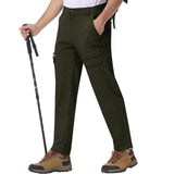 1 x RAW Customer Returns MoFiz Hiking Pants Men Breathable Trekking Pants Outdoor Pants Lightweight Work Pants Water-Repellent Men Cargo Pants with 7 Pockets - RRP €29.75