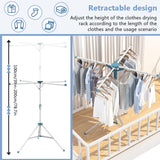 1 x RAW Customer Returns REFORUNG Clothes Rack Stainless Steel 40CM Balcony Dryer Foldable Hanging Dryer Balcony Clothes Dryer Radiator Radiator Dryer Heating Clothes Dryer Clothes Hanger Clothes Holder for Hanging Dryers - RRP €18.9