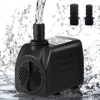 1 x RAW Customer Returns Cadrim 25Watt 1200L H Aquarium Pump Water Pump Submersible Pump Feed Pump Aquarium Pump Black black 1200L H  - RRP €16.8