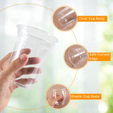 2 x RAW Customer Returns Alliebe Pack of 300 473 ml - 16 oz beer cups, reusable party cups, plastic cups, clear plastic PET clear water plastic beer glass cups for restaurants, cafes and camping parties - RRP €85.96