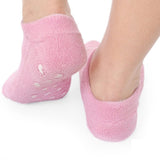 10 x Brand New Veewon 2 Pairs Moisturizing Gel Socks with Spa Quality Gel for Hydrating Vitamin E and Oil Infused Helping Repair Dry Cracked Skin and Fillers Feet, Blue Pink - RRP €145.7