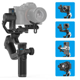 1 x RAW Customer Returns Feiyu SCORP Mini 2 Official All-in-1 Stabilizer for Sony Alpha 7 IV 6400 GoPro 11 12 iPhone 14 pro 15, Portable 3-Axis Gimbal with AI Tracking, Touch Screen and Built-in Grip - Black - RRP €286.1