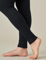 1 x RAW Customer Returns LAPASA Women s 100 Merino Wool Leggings, Premium Merino Wool Thermal Underpants, Warm and Breathable Thermal Underwear Bottoms L49 , Black, XXL - RRP €47.21