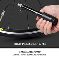 1 x RAW Customer Returns Amacoam Bicycle Pump, Mini Portable Air Pump, Mini Bicycle Air Pump, Suitable for Presta and Schrader Valves, Bicycle Pump for Mountain Bikes, Road Bikes, BMX, Balls - RRP €14.11