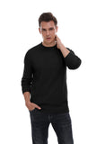 1 x RAW Customer Returns Hisir Men s Knitted Pullover, Crew Neck Pullover, Comfortable and Soft, Warm Winter Pullover for Men, Men s Basic Pullover with Long Sleeves Black, XXL  - RRP €29.99