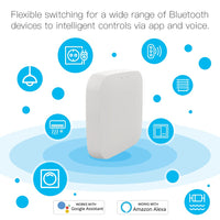 1 x RAW Customer Returns MOES BLE Gateway, Smart Home Tuya Hub Wireless for Tuya Devices Compatible with Smart Life Tuya App, Alexa, Google Home - RRP €20.16