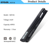 1 x RAW Customer Returns Oyomba M5Y1K Laptop Battery Replacement for Dell Inspiron 14 15 3451 3452 3458 3551 3552 3558 3462 3465 3467 3565 3567 5451 5452 5455 5458 5459 5551 5552 5555 5558 5559, Latitude 3460 3560 3470 3570 - RRP €32.18