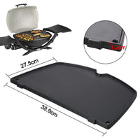 1 x RAW Customer Returns 6559 Cast Iron Grill Plate for Weber Q200, Q220, Q240, Q260, Q2000, Q2200, Q2400 Series Gas Grill Models, 38.9 x 27.5CM Frying Pan Grill Griddle Plate for Weber Gas Grills Grill Grate Spare Parts - RRP €39.34