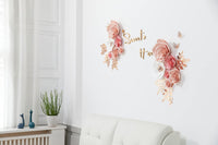 3 x Brand New Mionyl Rose Fleurs en Papier pour d coration Murale - Grande Fleur Artificielle 3D - D coration Murale id ale pour b b , Fille, gar on, Chambre d enfant, Chambre Coucher, d coration - RRP €89.97