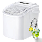 1 x RAW Customer Returns Small Ice Cube Maker Portable Ice Cube Machine with Handle 9 Ice Cubes Ready in 6 Minutes, Self-Cleaning Portable Ice Makers for Home - RRP €97.18