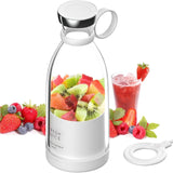 1 x RAW Customer Returns Blender Smoothie Makers, 350ml Portable Blender Mini Jug Blenders, Multifunctional Personal Blender Fresh Juice Mixer Bottle To Go with USB Rechargeable White  - RRP €37.99