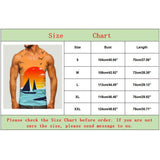 1 x RAW Customer Returns Zofedap Gym Tank Top Men s Hawaiian Shirt Men s Sports Sleeveless Shirts Fitness Muscle Shirt Underarm Shirts Muscle Shirt Training Shirt Tank Top Tank Top Functional Shirt Compression Shirt Men Sleeveless - RRP €19.15