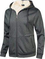 1 x Brand New SPEEDRUN Men s Full-Zip Hooded Fleece Sweatshirt Warm Black - RRP €22.8