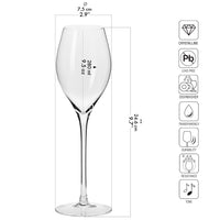 1 x RAW Customer Returns Krosno Champagne Glasses Prosecco Glasses Set of 6 280ML Harmony Collection Champagne glasses, champagne flutes Perfect for home, restaurants and parties Dishwasher safe - RRP €34.26