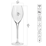 1 x RAW Customer Returns Krosno Champagne Glasses Prosecco Glasses Set of 6 280ML Harmony Collection Champagne glasses, champagne flutes Perfect for home, restaurants and parties Dishwasher safe - RRP €34.26