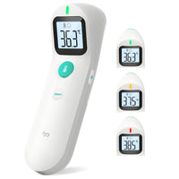 1 x RAW Customer Returns Contactless Thermometer for Baby and Adults, Digital Forehead Thermometer Infrared Thermometer with Instant, Accurate Reading, Fever Alarm, White - RRP €19.67