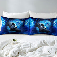 1 x RAW Customer Returns Homewish Gaming Bedding Set Boys Teens Game Room Decor Duvet Cover Kids Youth Blue Gamepad Printed Gamer Duvet Cover Modern Novelty Video Games Bedroom Decor Bedspread, 135x200 - RRP €30.24