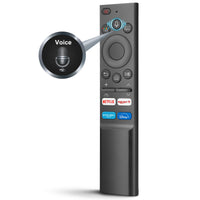 1 x RAW Customer Returns Voice Replacement for Samsung Smart TV Remote Control, Latest Updated Samsung Remote Control with Voice Function, with Netflix, Prime Video, Rakuten TV, Disney Buttons - RRP €25.2