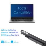 1 x RAW Customer Returns Wikinu 2800mAh HS04 807956-001 807957-001 HS03 Laptop Battery for HP 240 G4 245 G4 246 G4 250 G4 807611-421 807612-421 HSTNN-LB6V HSTNN-LB6U 15-AF067SAPN-I1 19 15-BA042NG 14.8V 41Wh  - RRP €29.79