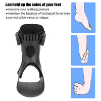 1 x RAW Customer Returns Haofy Drop Foot Support, Soft Foot Elevator Ankle Orthosis, Lightweight Drop Foot Support, Orthotic Support for Wearing Shoes or Walking Right, M  - RRP €44.58