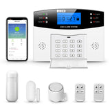 1 x RAW Customer Returns Clouree 2G Security Alarm System Home Alarm System Home Security GSM Infrared Sensor Remote Control Pad Home Security - RRP €59.0