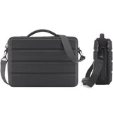 1 x RAW Customer Returns DOMISO Laptop Bag Premium Computer Briefcase Fits Ipad Notebooks up to 17.3 Inch Water Resistant Stylish Shoulder Bag for Lenovo HP Dell Asus Notebooks,Black - RRP €24.58