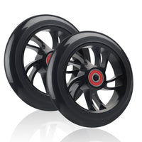 1 x RAW Customer Returns DBREAKS 2 pieces stunt scooter wheels 120mm, replacement wheels for scooter 120mm black, scooter replacement wheels set, scooter wheels with ABEC-9 ball bearings, hardness 88A, suitable for all kinds of scooters - RRP €28.51