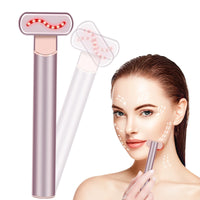 1 x RAW Customer Returns MDIBZCA Facial massager against wrinkles, 4-in-1 facial massager with heat, EMS face massager for skin tightening and lifting, double chin remover device for women - RRP €54.19