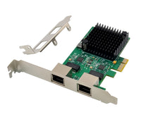 1 x RAW Customer Returns Dual-Port 2.5GBase-T PCIe Network Adapter RTL8125B 2500 1000 100Mbps PCI Express Gigabit Ethernet NIC Card RJ45 LAN Controller - RRP €47.39