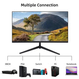 1 x RAW Customer Returns PC monitor, 22 inch full HD 1920 x 1080P IPS screen, frameless, 75Hz, 5ms response time, VGA HDMI ports, computer monitor for laptop Xbox PS3 PS4, ZFTVNIE - RRP €90.74